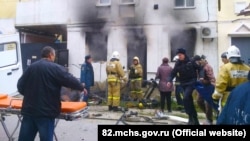 Пожар в Крыму, иллюстрационное архивное фото