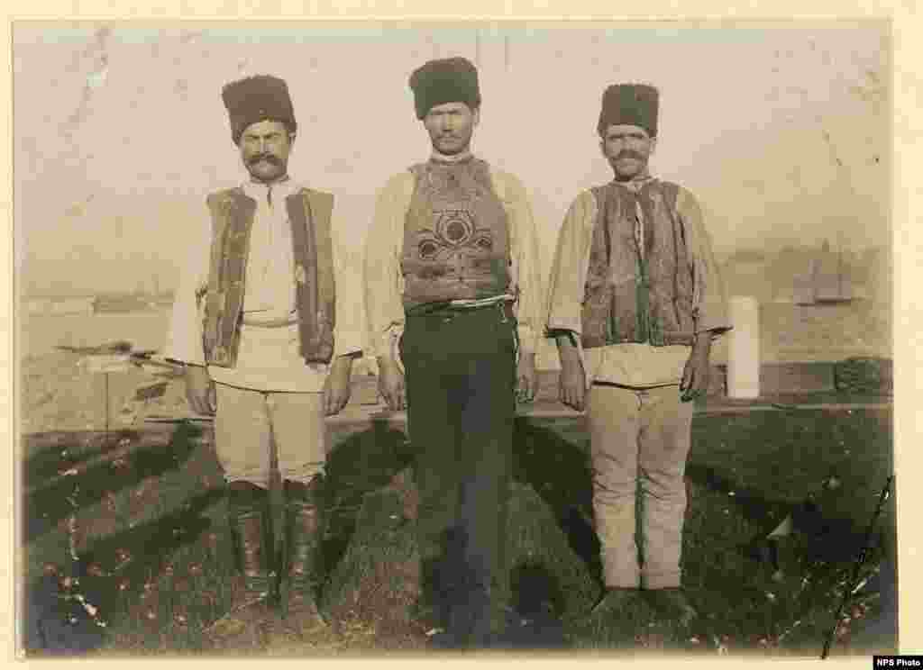 Three Montenegrin men.