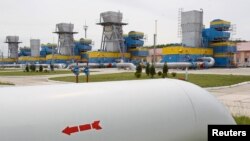 Украинадағы газ қоймаларының бірі. 21 мамыр 2013 жыл. (Көрнекі сурет)