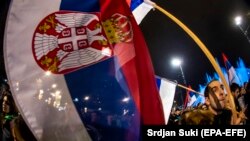 La protestele de la Belgrad