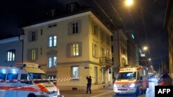 Здание исламского центра в Цюрихе, где 19 декабря произошло вооруженное нападение. 