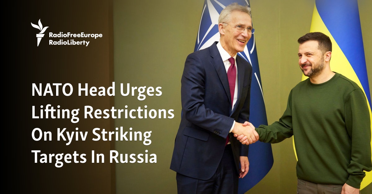 NATO Head Urges Lifting Restrictions On Kyiv Striking Targets In Russia