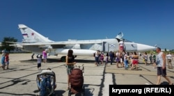 Авиа-праздник на военном аэродроме в Новофедоровке, июль 2015 года