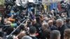 Armenia - Prime Minister Nikol Pashinian speaks to journalists outside a polling station in Yerevan, December 9, 2018.