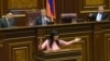 Armenia - Naira Zohrabian of the Tsarukian Bloc speaks during a parliament session in Yerevan, 13Dec2017.