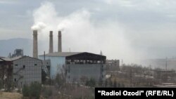 Корхонаи Сементи Тоҷик дар Душанбе