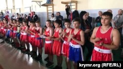 Участники турнира по боксу в Крыму, 11 мая 2019 года