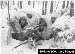 Фінські кулеметники під час радянсько-фінської Зимової війни 1939-1940 років