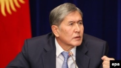 Қырғызстан президенті Алмазбек Атамбаев. (Көрнекі сурет)