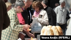 Protest penzionera u Beogradu
