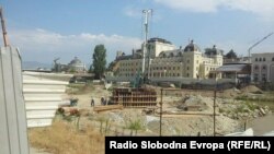 Местото каде треба да се изгради Панорамското тркало во Скопје. 