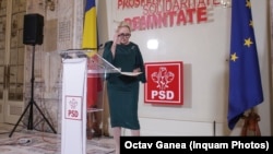 Dăncilă îl acuză pe Iohannis că nu aplică decizia CCR de a numi miniștrii interimari.