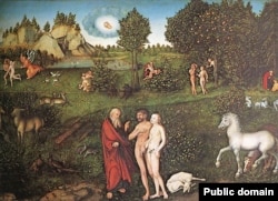 Адам і Эва, Лукас Кранах