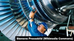 According to Siemens, two of four gas turbine sets it supplied for a project in Taman, southern Russia, had been moved to Crimea against its will. (file photo)