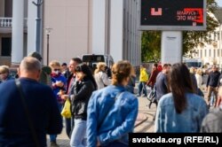 Кірмаш на Савецкай плошчы, падчас якога затрымлівалі гарадзенцаў, 4 кастрычніка