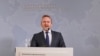 Danish Foreign Minister Anders Samuelsen speaks during a news conference in Copenhagen, Denmark, October 30, 2018.