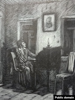 Адам Міцкевіч (гравюра з выданьня 1948 г.)