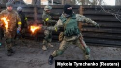 Бойцы теробороны Украины, Киев, 10 марта 2022 г.
