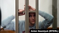 Надія Савченко під час засідання суду