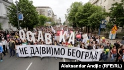 Beograd: Protest zbog rušenja u Savamali