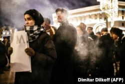 Акция протеста после приговора по пензенскому делу "Сети". Москва, 2020 год