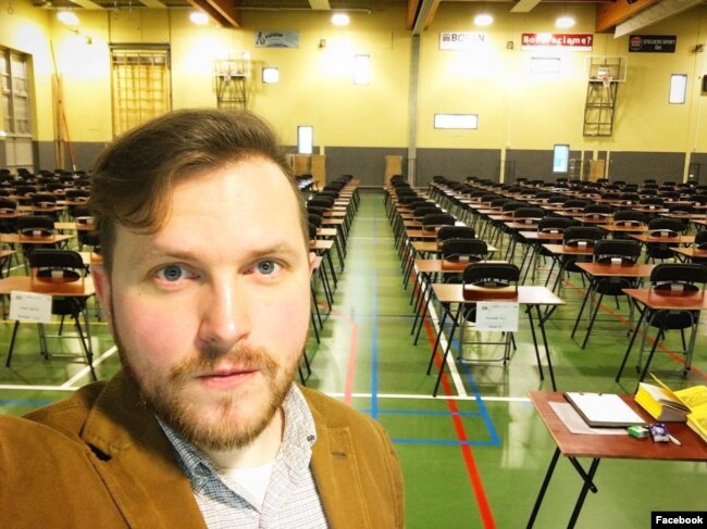Павел Стоцко перед вступительными экзаменами в университет