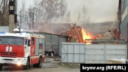Пожар на складе в Керчи, 30 ноября 2018 года