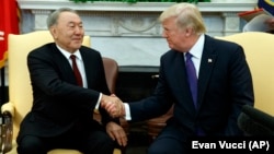 ԱՄՆ և Ղազախստանի նախագահների հանդիպումը Սպիտակ տանը, Վաշինգտոն, 16-ը հունվարի, 2018թ․
