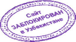 Uzbekistan -- A stamp that appeared on the homepages of several news organizations protesting the blocking of websites, Jun2008.