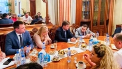 Російські чиновники Криму на зустрічі в ОАЕ