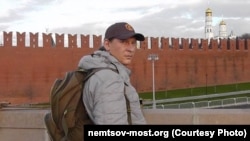 Russian activist Ivan Skripnichenko was guarding the Boris Nemtsov memorial in Moscow when he was attacked on August 15.