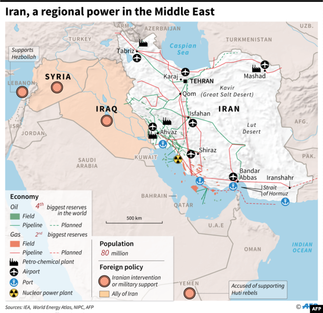 Infographic: Iran A Regional Power In The Middle East