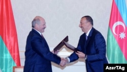 Aleksandr Lukaşenko və İlham Əliyev - 3 iyun 2010
