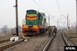 Calea ferată dinspre Donbas - blocată.