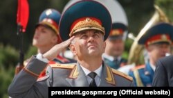 Liderul administrației separatiste de la Tiraspol, Vadim Krasnoselski, 9 mai 2018