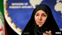 Иран сыртқы істер министрлігінің ресми өкілі Марзие Афхам. 