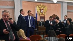 Начало заседания в верховном суде России по иску министерства юстиции о запрете "Свидетей Иеговы", Москва, 20 апреля 2017 года. 