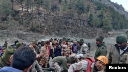 Operacionet e shpëtimit në Utarakhand të Indisë.