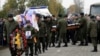 Похороны погибшего в Сирии российского военнослужащего (архивное фото)