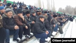 Таластагы митингге чогулгандар