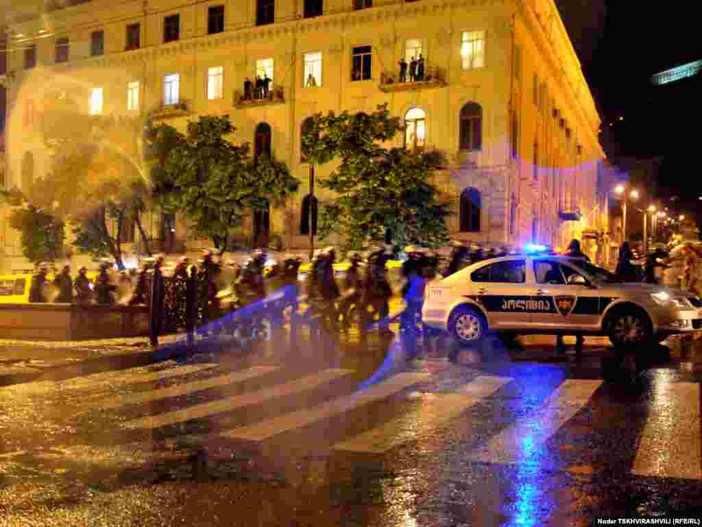 Georgia -- Police, Breaking up the demonstrations, Tbilisi, 26May2011