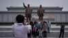 Туристы в Пхеньяне 