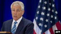 U.S. Defense Secretary Chuck Hagel: "Very close to a dangerous line."