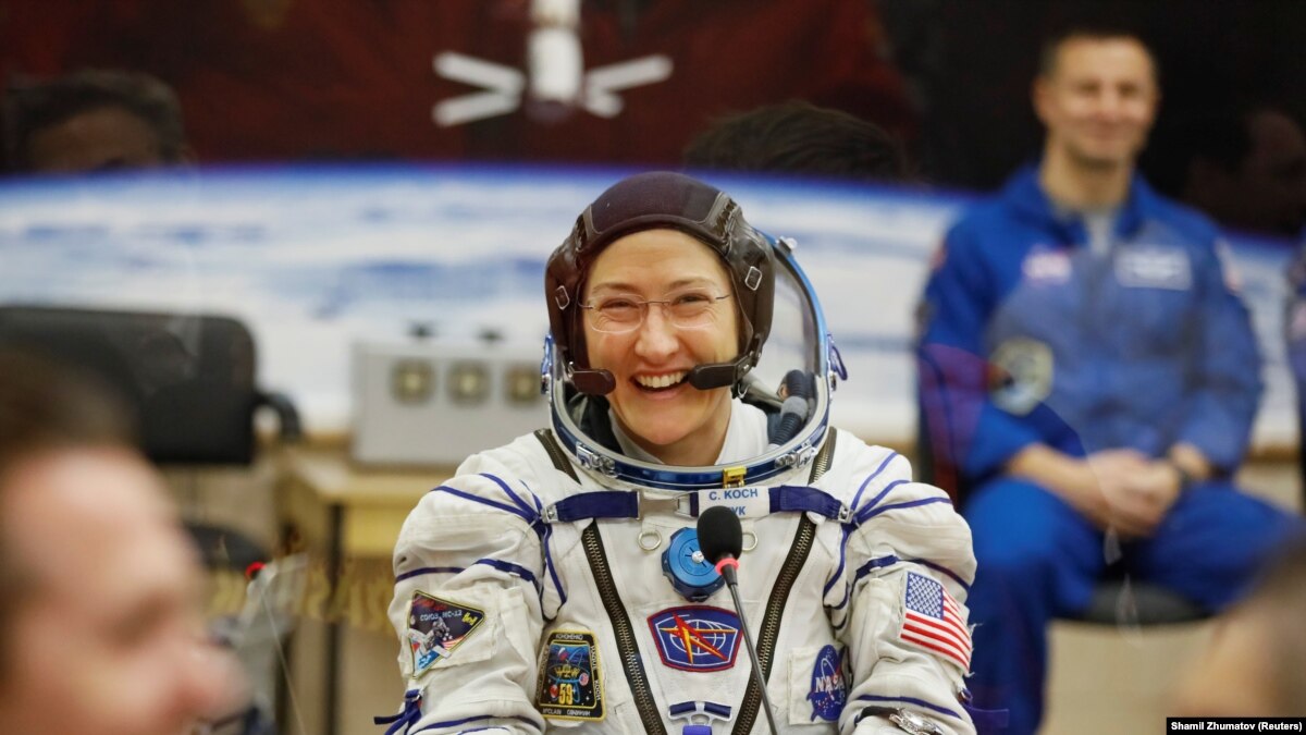 oi5.ru: Астронавтка Кох вернулась на Землю после рекордного среди женщин срока пребывания в космосе Астронавтка Кох вернулась на Землю после рекордного среди женщин срока пребывания в космосе