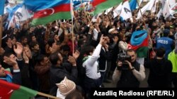 Ադրբեջան - Ընդդիմության ցույցը Բաքվում, 8-ը ապրիլի, 2012թ.
