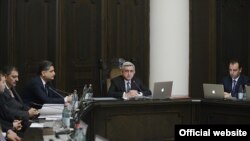 Первое заседание правительства в новом составе, Ереван, 8 мая 2013 г. 