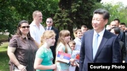 Xi Jinping Smederevo şəhərində, 19 iyun, 2016-cı il