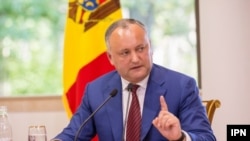 Moldovan President Igor Dodon (file photo)