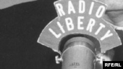 Germany/RL – Radio Liberty mic in RL headquarters, Munich, undated