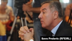 Montenegrin Prime Minister Milo Djukanovic is in the hot seat.